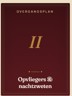 Opvliegers & nachtzweten — sub-gids II